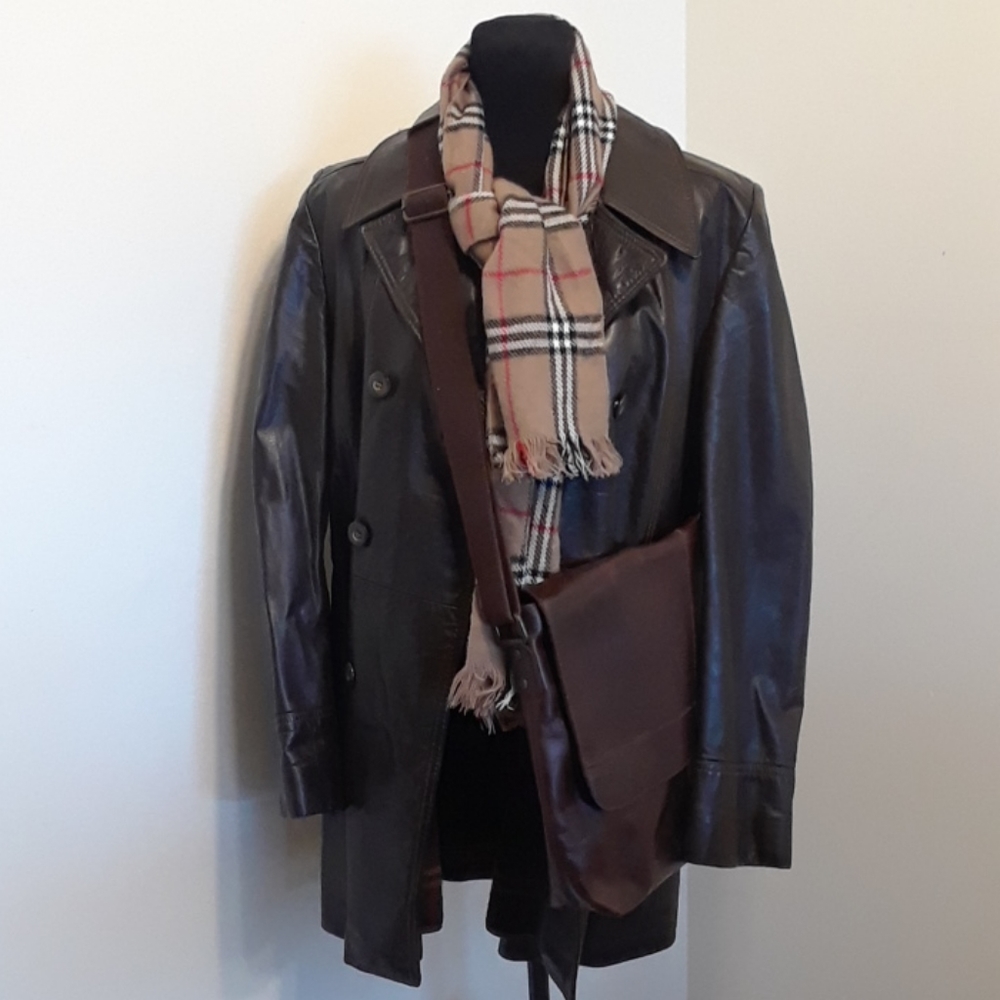 Cresco Men's Vintage Leather Jacket